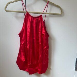 Elegant Red Women's Top